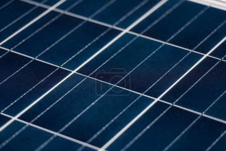 Foto de Paneles solares en la central eléctrica - Imagen libre de derechos