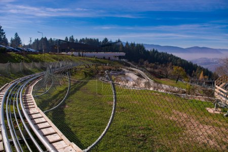 Photo for Alpine coaster in sunny day - Royalty Free Image