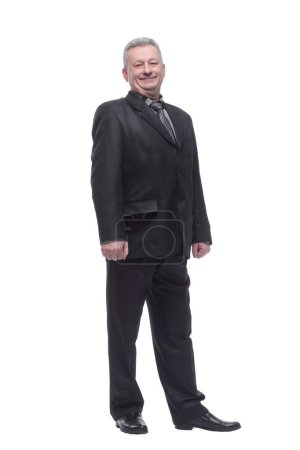 Photo for "Portrait of a happy business man standing and smiling" - Royalty Free Image