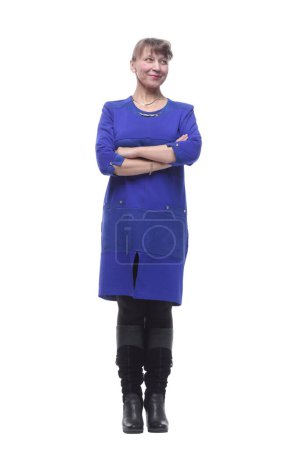 Foto de "Mujer de negocios segura con los brazos cruzados
" - Imagen libre de derechos