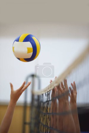 Photo for Volleyball team in game - Royalty Free Image