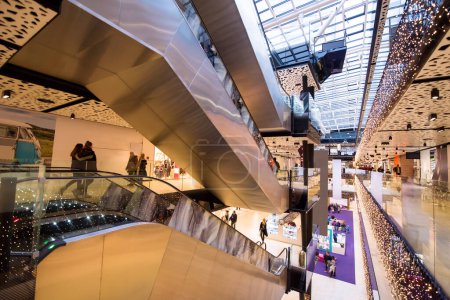 Photo for Interior of big modern shopping mall - Royalty Free Image
