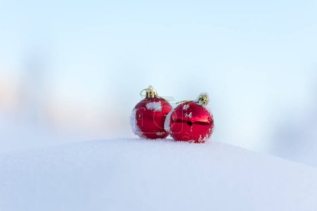 Foto de Primer plano de año nuevo festivo y decoración de Navidad para el fondo - Imagen libre de derechos