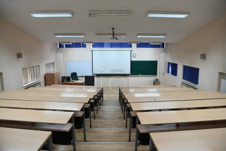 Photo for Empty classroom background view - Royalty Free Image