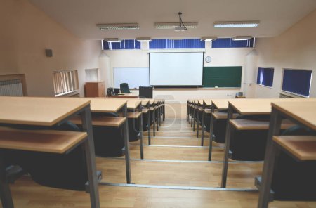 Photo for Empty classroom background view - Royalty Free Image