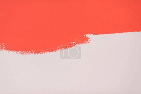 Photo for Half painted wall close-up view - Royalty Free Image