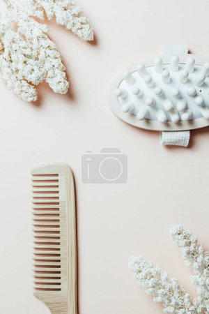 Photo for Beauty cosmetic bundle for skin hair care. - Royalty Free Image
