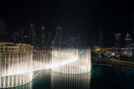 Photo for Musical fountain in Dubai - Royalty Free Image