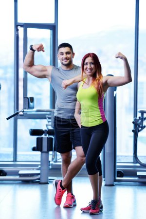 Photo for Couple at the gym - Royalty Free Image