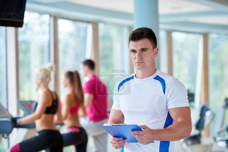 Photo for People group in fitness gym - Royalty Free Image