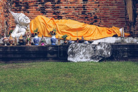 Photo for Reclining Buddha Statue background view - Royalty Free Image