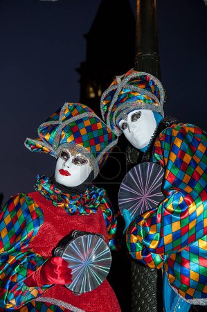 Téléchargez les photos : Venise festival masque vue - en image libre de droit
