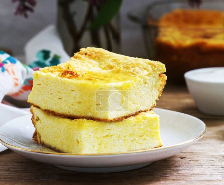 Téléchargez les photos : Plan rapproché de délicieux cheesecake pour fond - en image libre de droit