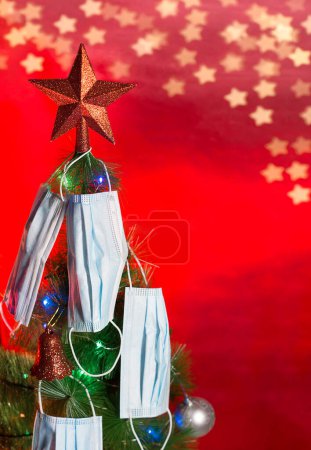 Foto de Árbol de Navidad 2020 primer plano - Imagen libre de derechos