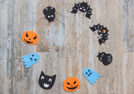 Photo for Halloween crafts background view - Royalty Free Image