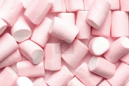 Photo for Mini pink and white marshmallows - Royalty Free Image