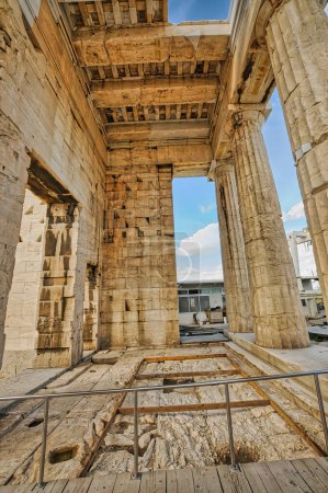Photo for "Propylaea, the entrance of the Acropolis of Athens" - Royalty Free Image