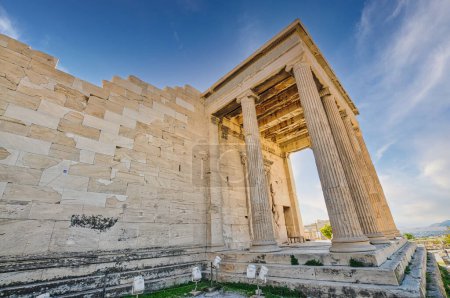 Photo for "Erechtheion temple in Acropolis of Athens" - Royalty Free Image
