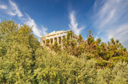 Photo for "Ruins of the Temple Parthenon at the Acropolis." - Royalty Free Image