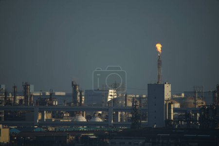 Photo for "Image of Plant in Keihin Industrial Zone" - Royalty Free Image