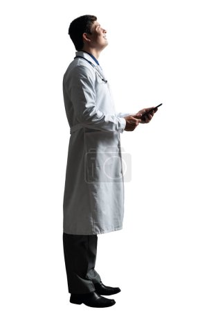 Téléchargez les photos : Médecin avec un ordinateur tablette - en image libre de droit