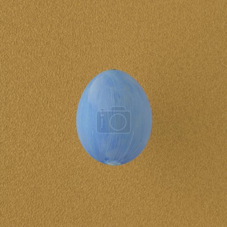 Photo for Blue egg on background, close up - Royalty Free Image
