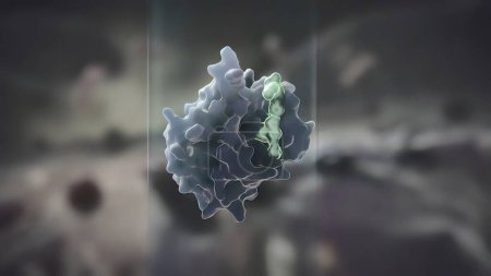 Téléchargez les photos : "Cellule qui inhibe la croissance tumorale" - en image libre de droit