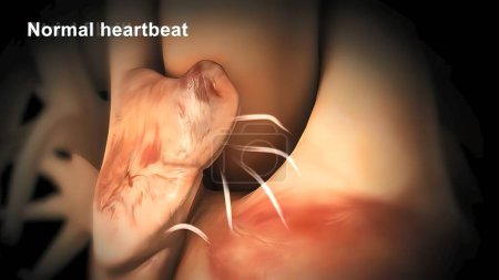 Téléchargez les photos : "Système de conduction cardiaque 3d médical" - en image libre de droit