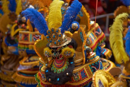 Téléchargez les photos : Carnaval bolivien vue arrière-plan - en image libre de droit