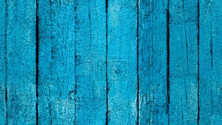 Foto de "Textura de tablas de madera pintadas azules sin costura" - Imagen libre de derechos