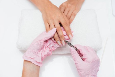 Photo for Nail hygiene care cloth - Royalty Free Image