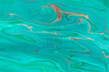 Téléchargez les photos : "Ocean wave style abstrait marbre texture bleue." - en image libre de droit