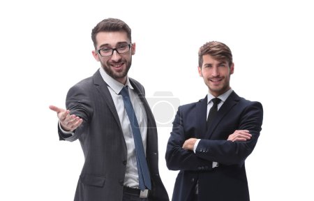 Foto de Dos hombres de negocios unidos - Imagen libre de derechos