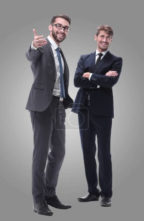 Photo for Two businessmen standing together - Royalty Free Image