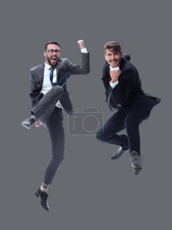 Foto de Dos personas de negocios alegres - Imagen libre de derechos