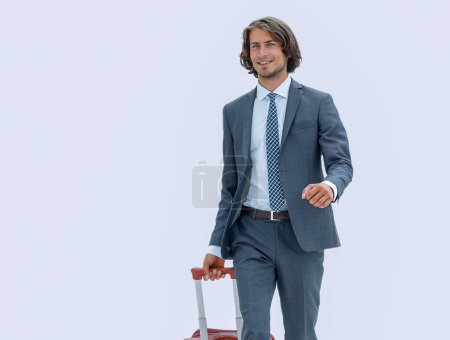 Photo for "confident businessman with Luggage." - Royalty Free Image