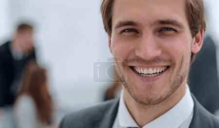 Photo for "Portrait of a businessman in a modern office" - Royalty Free Image