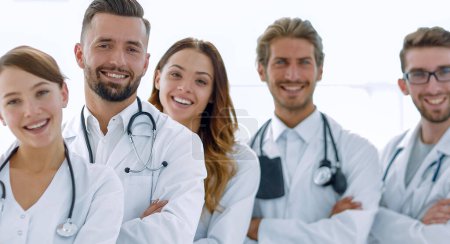 Photo for "Team of  professional doctors  together" - Royalty Free Image