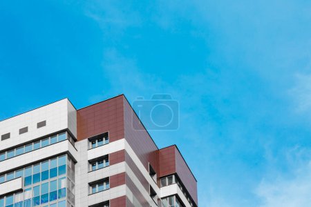 Photo for "Part of contemporary living house in russian city" - Royalty Free Image