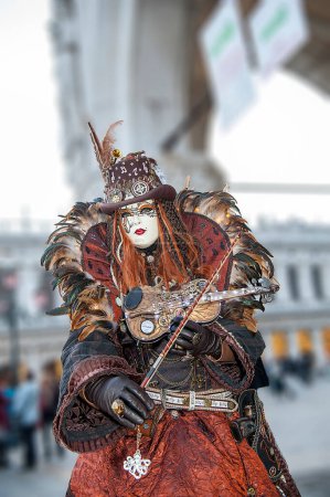 Foto de Carnaval de Venecia 2020 vista - Imagen libre de derechos