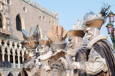 Foto de Carnaval de Venecia 2020 vista - Imagen libre de derechos