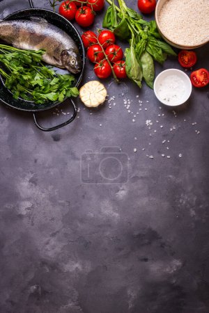 Photo for Fish background close up - Royalty Free Image