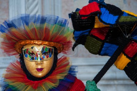 Foto de Carnaval de Venecia 2020 máscara - Imagen libre de derechos