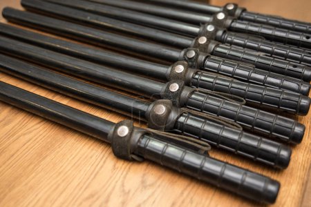 Photo for Some rubber batons close up - Royalty Free Image