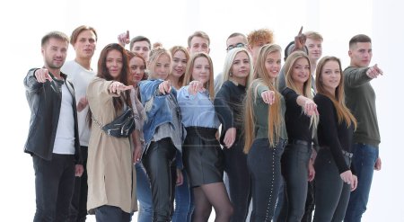 Photo for In full growth. a group of confident young people pointing at you - Royalty Free Image