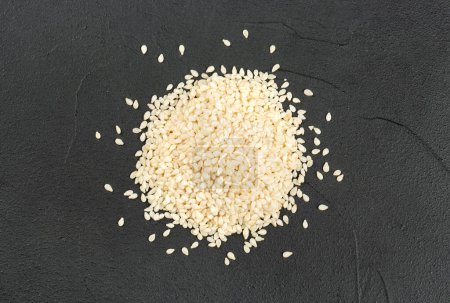 Photo for Bunch sesame seeds close up - Royalty Free Image