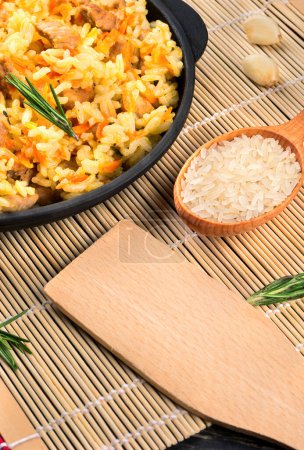 Photo for Asian pilaf close up - Royalty Free Image