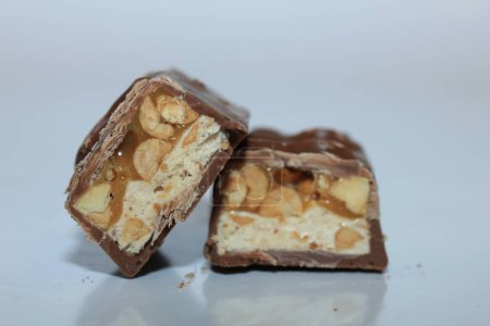 Foto de Barras de chocolate, concepto de comida - Imagen libre de derechos