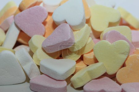 Téléchargez les photos : Bonbons coeurs fermer - en image libre de droit