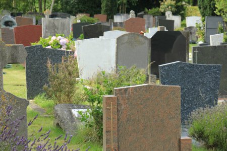 Téléchargez les photos : "Tombes sur un cimetière
" - en image libre de droit